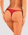 Obsessive Lacelove thong - кружевные эротические стринги, XS/S (красный)